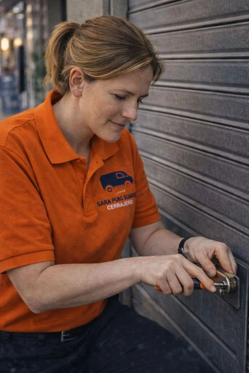 Trabajo de cerrajería comercial en Sant Cugat del Vallès