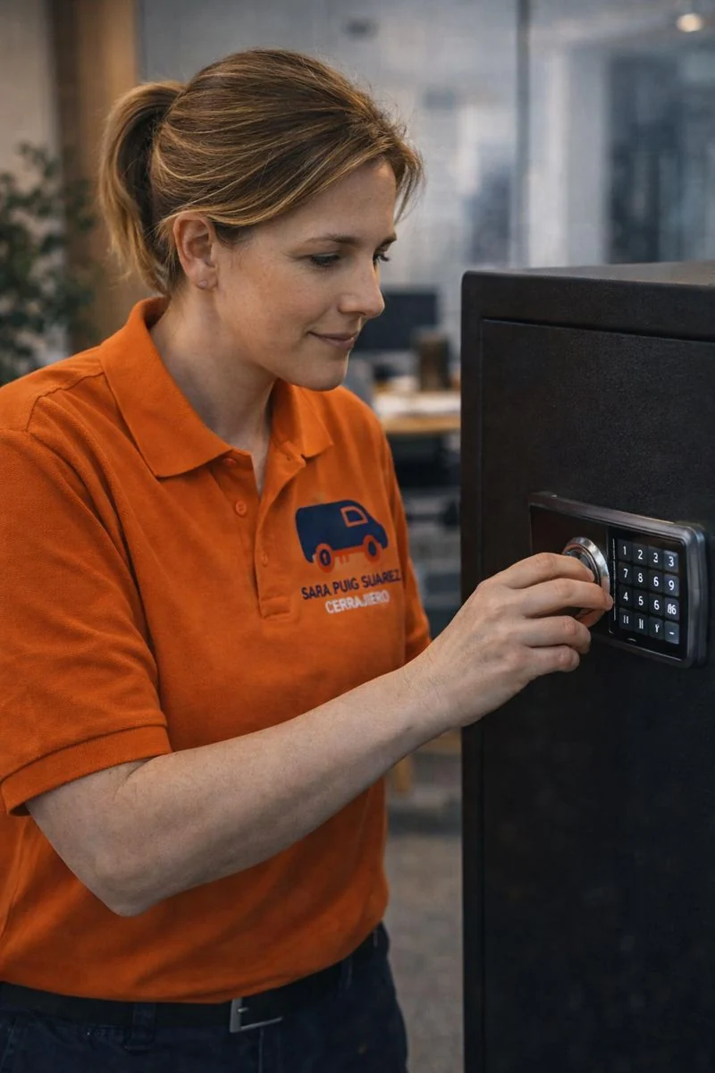 Trabajo de cerrajería y seguridad en Sant Cugat